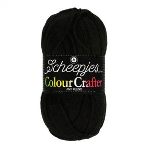 Scheepjes Colour Crafter Kleurcode 1002 Ede (Zwart )